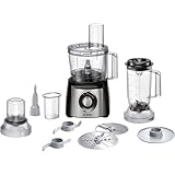 Bosch MCM3501M Küchenmaschine MultiTalent 3, 800 Watt, schwarz/Edelstahl